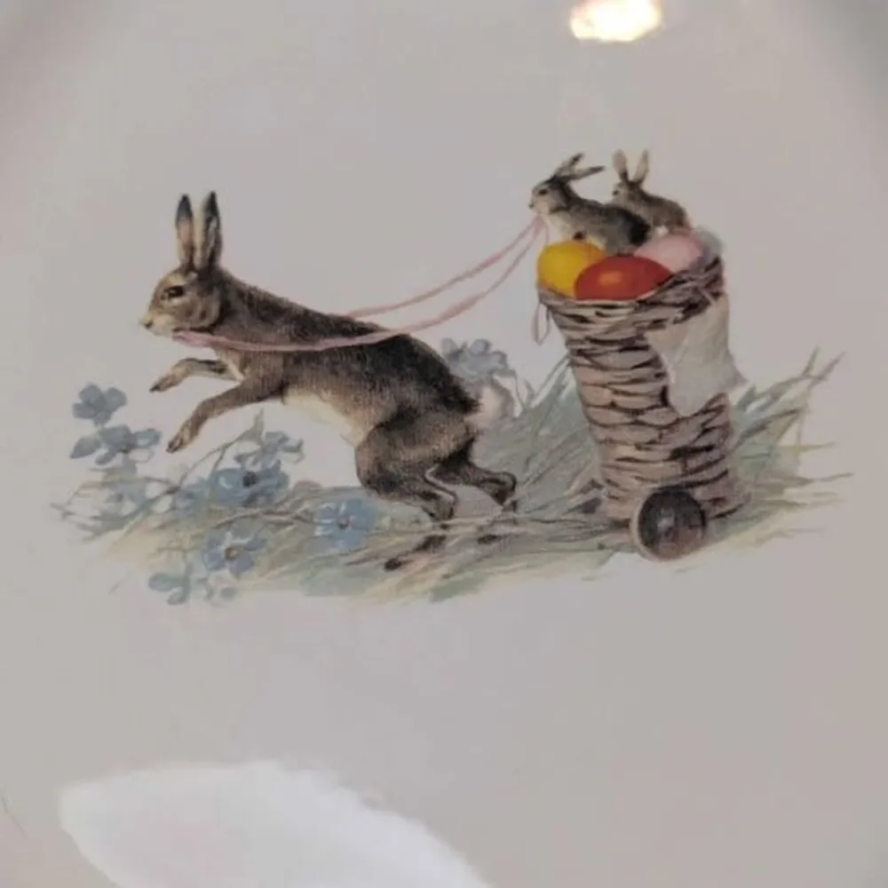 Williams-Sonoma Easter Bunny Nostalgia Plates